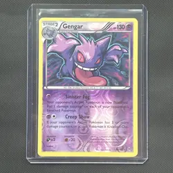 Gengar 60/162 Reverse Holo Rare XY - BREAKthrough Pokemon Card - Image 1