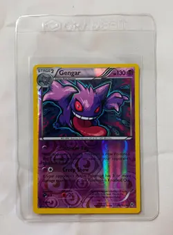 Gengar 60/162 Reverse Holo XY Breakthrough Pokemon Card - Image 1