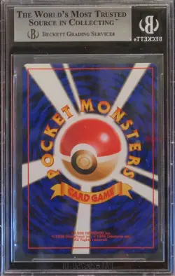 VINTAGE 1996 Japanese Pokemon Basic BLASTOISE BGS 9.0 "Mint" - Image 4