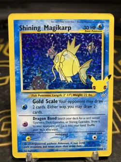 Shining Magikarp - 66/64 Celebrations 25th Anniversary Holo Rare Pokemon - Image 2