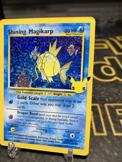 Shining Magikarp - 66/64 Celebrations 25th Anniversary Holo Rare Pokemon - Image 3