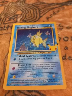 Pokemon TCG Shining Magikarp Card 66/64 Celebrations 25th Anniversary Edition - Image 3