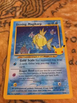 Pokemon TCG Shining Magikarp Card 66/64 Celebrations 25th Anniversary Edition - Image 4