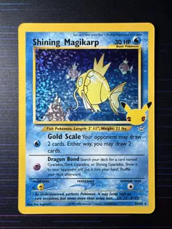 Pokemon TCG Shining Magikarp Card 66/64 Celebrations 25th Anniversary Edition - Image 1