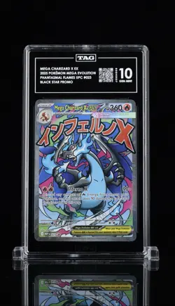 Pokemon TCG Mega Charizard x EX #023 Black Star Promo TAG 10 PHANTASMAL FLAMES - Image 1