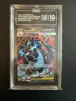 Pokemon TCG Mega Charizard x EX #023 Black Star Promo TAG 10 - Image 3