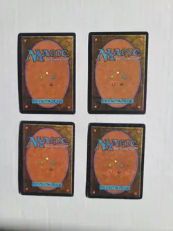 MTG 4 BETA Land Cards 4X Forest 1993 Original Magic English Christopher Rush Art - Image 3