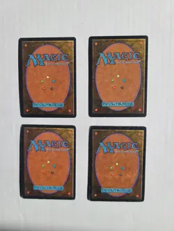 MTG 4 BETA Land Cards 4X Forest 1993 Original Magic English Christopher Rush Art - Image 4