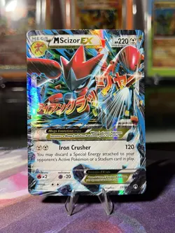 M Scizor EX 77/122 Ultra Rare XY Pokemon BREAKpoint - NM - Image 1