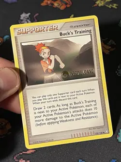 Pokemon Cards Buck’s Training 49/106 Prerelease Legends Awakened - (NM) ErrorUU - Image 2