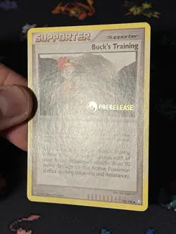 Pokemon Cards Buck’s Training 49/106 Prerelease Legends Awakened - (NM) ErrorUU - Image 3