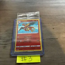 Special Delivery Charizard Pokemon Center Promo Card Holo (SWSH075) - SEALED - Image 1