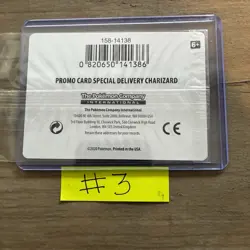 Special Delivery Charizard Pokemon Center Promo Card Holo (SWSH075) - SEALED - Image 4