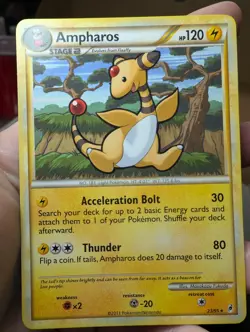 Ampharos 23/95 Pokemon Call of Legends HS Regular Rare Card LP+/NM - Image 1