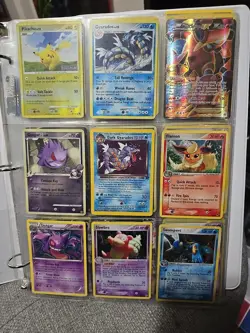 Pokemon TCG Vintage Mid Era Binder Collection Lot 150 Cards Look Read - Image 1