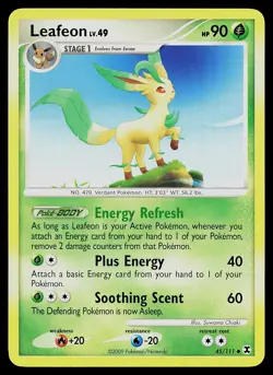 Pokemon Card - Leafeon Rising Rivals 45/111 Uncommon Non Holo - Image 1