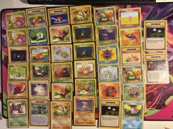 Pokemon TCG Lot Of 38 Vintage Common Uncommon Fossil Jungle Fast Shipping ! - Image 1