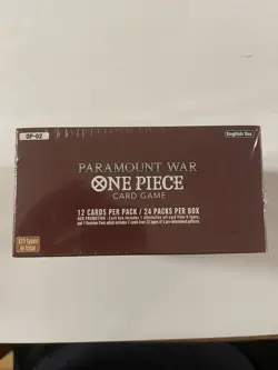 ONE PIECE CARD GAME OP02 OP-02 Paramount War ENG Neu &OVP Box Display - Image 2