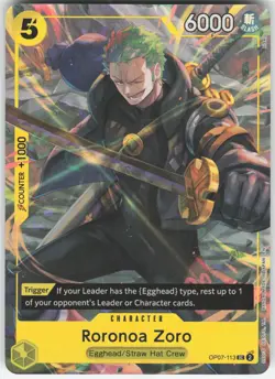 Roronoa Zoro (Illustration Box Vol.3) UC One Piece Promotion Cards OP07-113 LP-N - Image 1