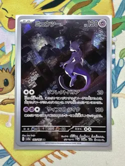Mewtwo AR 183/165 151 Scarlet & Violet SV2a Pokemon Card Japanese NM - Image 1