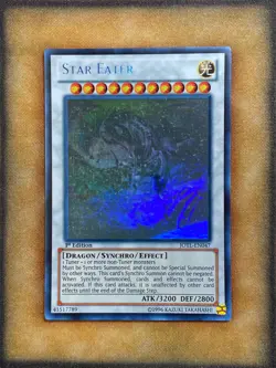 Yugioh Star Eater JOTL-EN047 Ghost Rare 1st Edition NM - Image 1