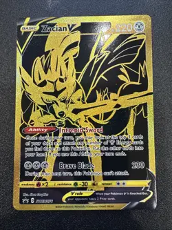 Zacian V SWSH076 SWSH: Sword & Shield Promo Cards Holo - Image 1