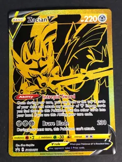 Zacian V SWSH076 SWSH: Sword & Shield Promo Cards Holo - Image 1