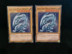 2x Blue Eyes White Dragon LDK2-ENK01 1st Edition Yu-Gi-Oh Card - Image 1