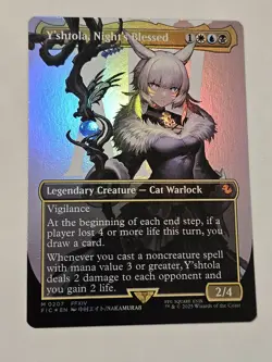 Y'shtola, Night's Blessed 0207, Borderless Foil, Final Fantasy Commander, FIN... - Image 1