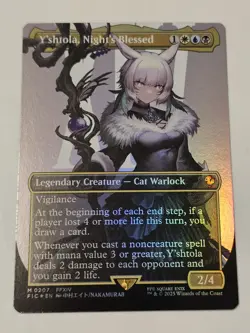 Y'shtola, Night's Blessed 0207, Borderless Foil, Final Fantasy Commander, FIN... - Image 2