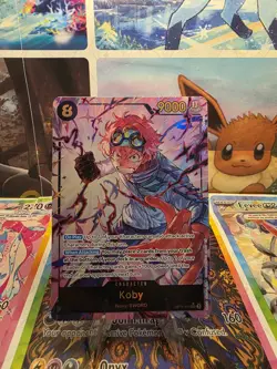 One Piece ~ Koby OP11-119 Alternate Art ~ A Fist of Divine Speed ~ Pack Fresh - Image 1