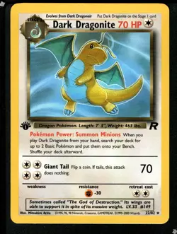 Pokemon Team Rocket Series, 1st Edition Rare - Pick your cards - Image 1