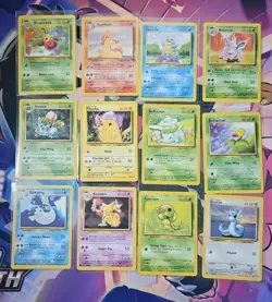 12 Base Set/JunglePokemon Card Lot 1999 WOTC Vintage LP/MP Lot 24 - Image 1
