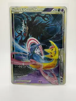 Pokemon TCG 2010 Promo Tag Darkrai And Cresselia Legend Holo 99/102 JUMBO Card - Image 1