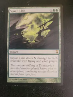 Time Spiral (TSP) Rare Squall Line MTG Magic The Gathering Green LP - Image 1