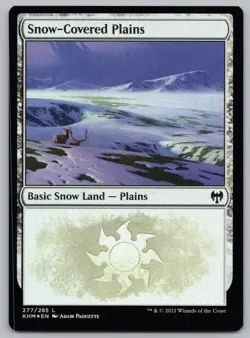 MTG - (10) Kaidheim Foil Snow-Covered Basic Lands - 1 of Each Art -s55 - Image 4