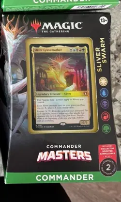 Magic the Gathering Commander Masters Sliver Swarm ✨ New Factory Sealed ✨ Deck - Image 1