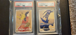 PSA 10 Pikachu 227/S-P Cramorant 226/S-P Set Japan Stamp Box Pokemon Card - Image 1