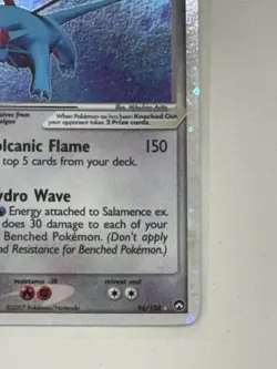 Pokemon TCG Salamence ex 96/108 Power Keepers Holo - Image 4