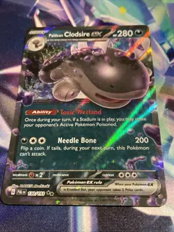 Pokemon TCG Paldean Clodsire ex 130/193 Double Rare Paldea Evolved NM/M - Image 2