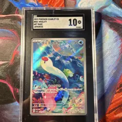 Pokemon Wiglett 081/078 Sv1s Scarlet Ex Art Rare Holo Japanese SGC 10 - Image 1