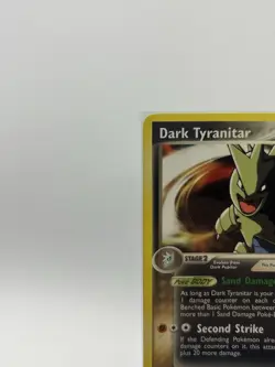 DARK TYRANITAR 2004 POKEMON EX TEAM ROCKET RETURNS RARE 20/109 - Image 3