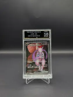 PSA 10 Team Rocket's Mewtwo ex SR 114/098 Glory of Team Rocket Pokemon Japanese - Image 1