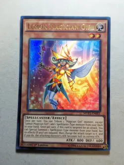 Yugioh 1st Ed - Lemon Magician Girl MVP1-EN051 Ultra Rare - Image 1