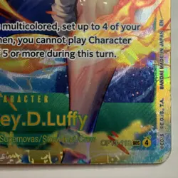 Monkey.D.Luffy OP13-118 SEC Carrying on His Will Foil Double Attack One Piece B. - Image 2