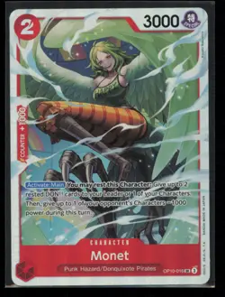 Monet OP10-016 One Piece Royal Blood Super Rare Near Mint - Image 1