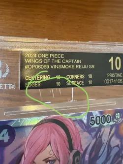 BGS 10 Black Label Vinsmoke Reiju SR 2024 One Piece Wings of the Captain READ - Image 4