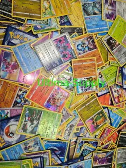 200 Pokemon TCG Card Bulk Holo/Reverse holo "Monster ONLY " Deck Builder lot - Image 1