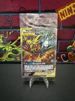 Pokemon TCG Stained Glass Bird Trio Moltres, Zapdos, Articuno (Promo SM210) - Image 1