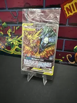 Pokemon TCG Stained Glass Bird Trio Moltres, Zapdos, Articuno (Promo SM210) - Image 3